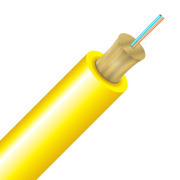 SSF™ 2 Strand OS2 Micro Distribution Indoor/Outdoor Plenum - Bulk per Ft.